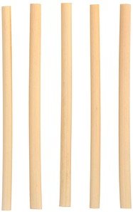 100 PAPSTAR Strohhalme pure braun