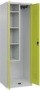 CP Putzmittelschrank Classic Plus 080100-00 S10009 lichtgrau, clowngrün 60,0 x 50,0 x 185,0 cm, aufgebaut, 1 St.