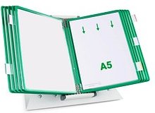 Thumbnail - tarifold Sichttafelsystem 435105 DIN A5 grün mit 10 St. Sichttafeln, 1 St.