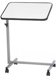 Thumbnail - RUSSKA Basic Beistelltisch Holz weiß 60,0 x 40,0 x 70,0 - 105,0 cm