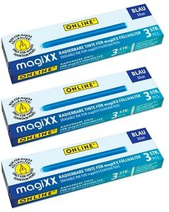 ONLINE® magiXX Tintenpatronen für Füller blau 3x 3 St.