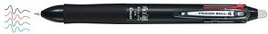 PILOT FriXion Ball 4 Tintenroller schwarz 0,25 mm, Schreibfarbe: farbsortiert, 1 St.