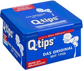 Q-tips® Wattestäbchen weiß, 206 St.