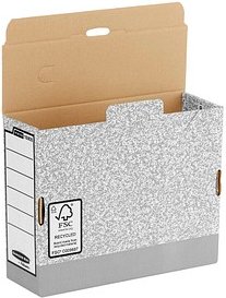 Bankers Box Archivboxen Bankers Box grau 11,1 x 32,7 x 26,5 cm, 10 St.