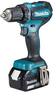 makita DDF485RFJ Akku-Bohrschrauber 18,0 V, mit 2 Akkus