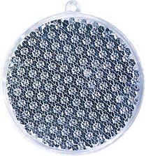 Reflektor-Anhänger Rund transparent