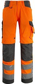 Thumbnail - MASCOT® unisex Warnschutzhose Kendal orange, dunkelanthrazit Größe 44