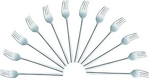 Thumbnail - solex® Gabeln Helena silber, 12 St.