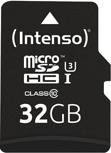 Intenso Speicherkarte microSDHC Professional, 32 GB, 1 St.