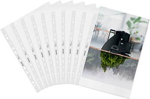 Thumbnail - AKTION: 25 LEITZ Prospekthüllen recycle 4021 Maxi DIN A4 transparent genarbt 0,10 mm mit Prämie nach Registrierung
