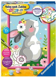 Ravensburger Malen-nach-Zahlen Frühlingsgrüße mehrfarbig