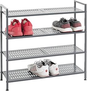 HAKU Möbel Schuhregal anthrazit 73,0 x 25,0 x 72,0 cm, 1 St.