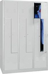 Gürkan Z-Spind lichtgrau 106583, 6 Schließfächer 120,0 x 50,0 x 180,0 cm