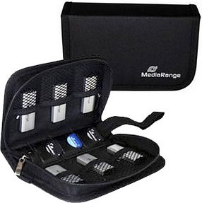 MediaRange USB-Stick-Tasche schwarz, 1 St.