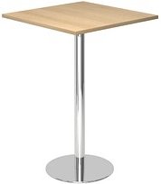 HAMMERBACHER Stehtisch quadratisch Spanplatte eiche 80,0 x 80,0 x 111,6 cm, 1 St.