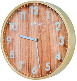 Thumbnail - PEWETA Funkwanduhr braun Holz, Ø 30,0 cm