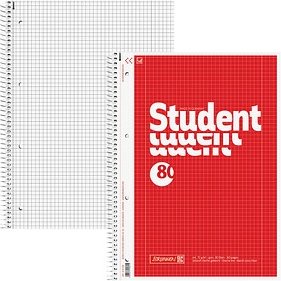 BRUNNEN Collegeblock Student Lineatur 28 kariert DIN A4 Innen- und Außenrand, 1 St.