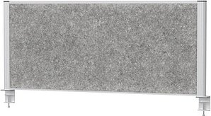 MAUL Akustik-Tischtrennwand MAULconnecto 9751295, dunkelgrau 120,0 x 51,5 cm, 1 St.