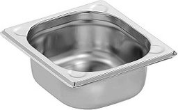 Thumbnail - Bartscher GN-Behälter Basic Line 1/6 silber 1,0 l, 1 St.