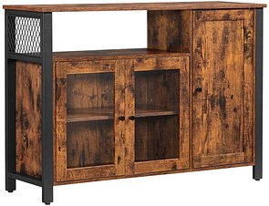 VASAGLE Sideboard, LSC096B01 braun 110,0 x 33,0 x 75,0 cm, 1 St.