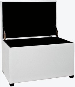 Thumbnail - HAKU Möbel Sitztruhe 52324 weiß Holz 58,0 cm