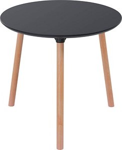 meet powered by PAPERFLOW PALOMBA Bistrotisch schwarz 80,0 x 80,0 x 75,0 cm
