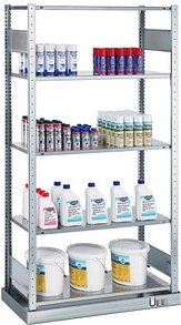 SCHULTE Schwerlastregal MULTIplus 150 14944 silber 100,0 x 50,0 x 200,0 cm