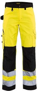 Thumbnail - BLAKLÄDER® Damen Warnschutzhose 7155 gelb, schwarz Größe 24