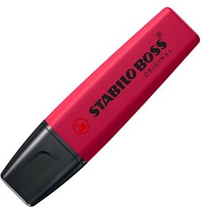 STABILO BOSS NatureCOLORS Wildflowers Textmarker rot, 1 St.