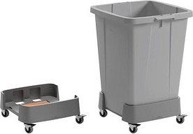 DURABLE Fahrgestell für Mülleimer DURABIN 90L rPP, 1 St.