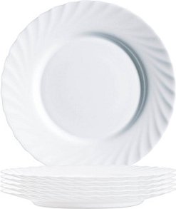 ARCOROC Teller Trianon White weiß Ø 24,5 cm, 6 St.