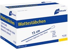 Meditrade® Wattestäbchen braun, 200 St.