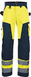 Thumbnail - BLAKLÄDER® Herren Warnschutzhose 1566 gelb, marine Größe 23