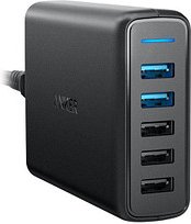 ANKER PowerPort 5 Ladeadapter schwarz, 63 Watt