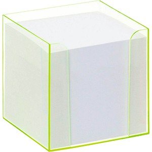 Thumbnail - folia Zettelbox LUXBOX transparent inkl. 800 Notizzettel weiß, 1 St.