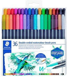 Thumbnail - STAEDTLER 3001 Brush-Pens farbsortiert, 36 St.