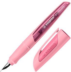 STABILO EASYbuddy Pastel Patronenfüller rosiges rouge L (Linkshänderfeder)