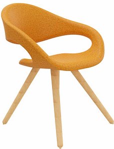 fm Besucherstuhl Elan 4260761571430 orange Stoff