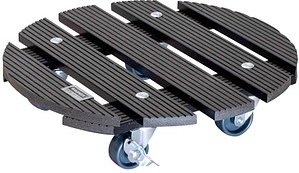 Thumbnail - WAGNER® design yourself Pflanzenroller WPC GH 0525 Kunststoff anthrazit rund 29,0 x 7,5 cm