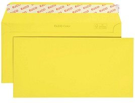Thumbnail - ELCO Briefumschläge Color DIN lang ohne Fenster gelb haftklebend 250 St.