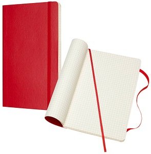 Thumbnail - MOLESKINE Notizbuch Classic Collection ca. DIN A5 kariert, scharlachrot Softcover 192 Seiten, 1 St.