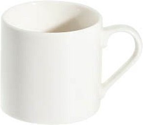 12 ID Fine Kaffeetassen weiß