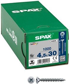 Thumbnail - SPAX® Universalschrauben Z2 Senkkopf WIROX 1081010450305 4,5 mm x 30 mm, 1.000 St.