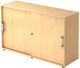 HAMMERBACHER Schiebetürenschrank 1752S, V1752S/3/3/CE ahorn 1 Fachboden 120,0 x 40,0 x 74,8 cm