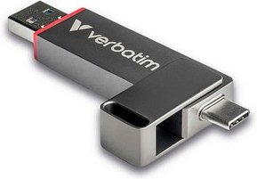 verbatim USB-Stick Dual QuickStick grau 128 GB, 1 St.