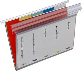 Thumbnail - EICHNER Personalhefter Typ 2 Kunststoff grau DIN A4 5x kaufmännische Heftung, 1 St.