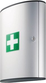 DURABLE Medizinschrank FIRST AID BOX L ohne Füllung silber