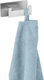 WENKO Handtuchhalter Genova silber, 1 St.