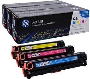 HP 125A (CF373AM) cyan, magenta, gelb Tonerkartuschen, 3er-Set
