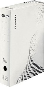 AKTION: 25 LEITZ Archivboxen easyboxx weiß 8,0 x 35,0 x 25,0 cm mit Prämie nach Registrierung